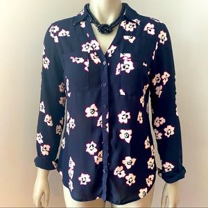 EXPRESS | Portofino Long Sleeve Navy Blue